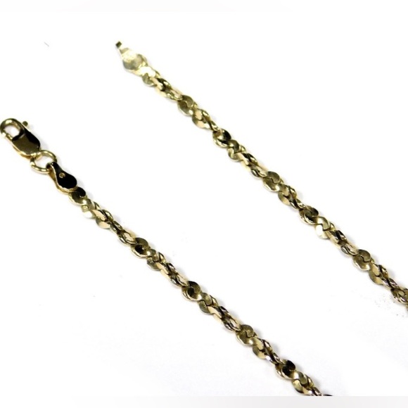 10K Gold Nugget Chain Necklace - 18" - 9.1 grams - Picture 4 of 5